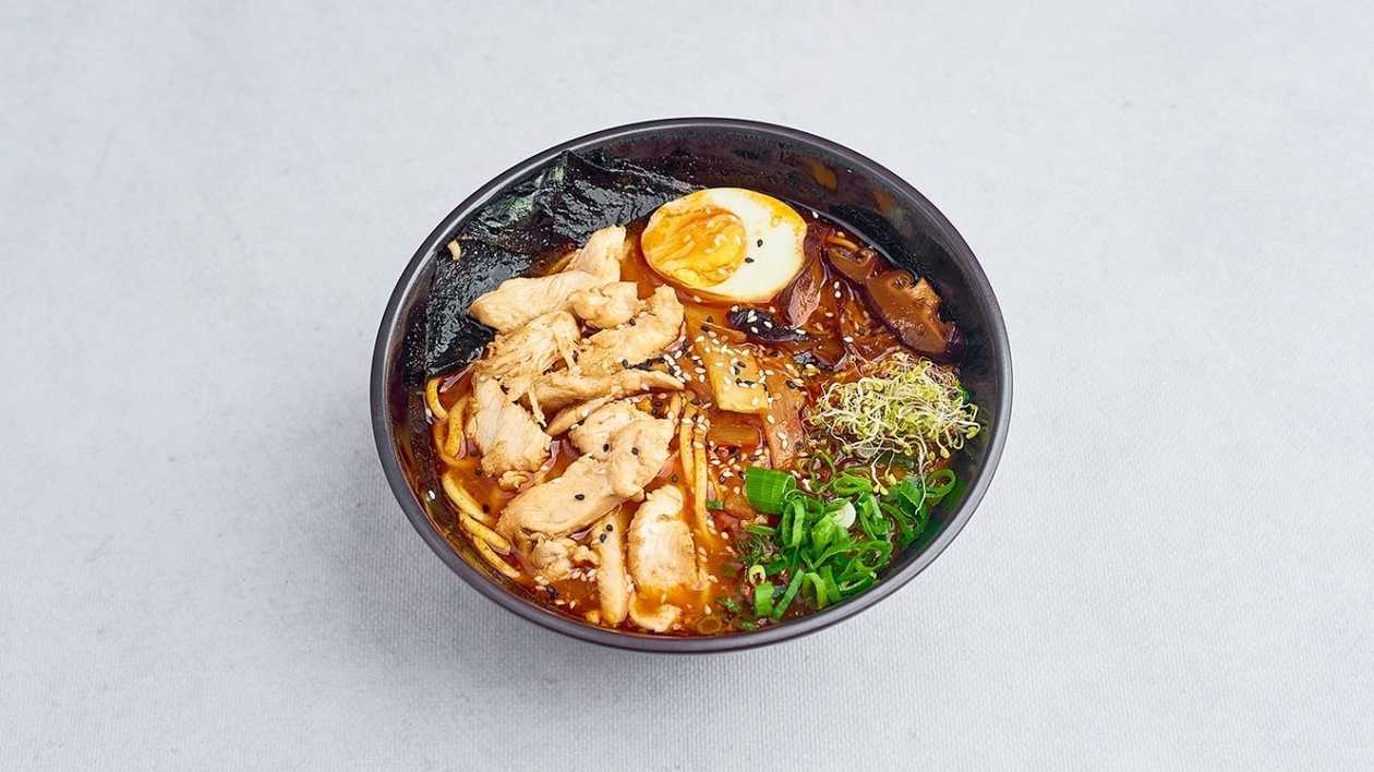 Spicy tonkotsu Ramen z kurczakiem🌶️🌶️