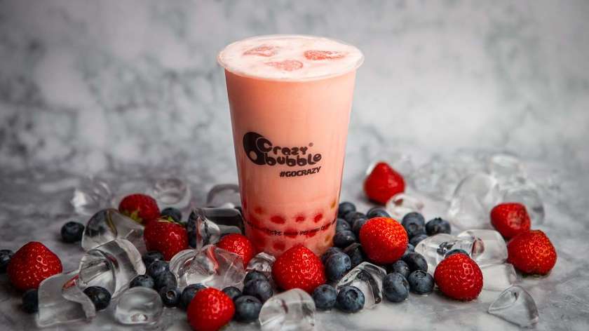 Strawberry and Raspberry - milky