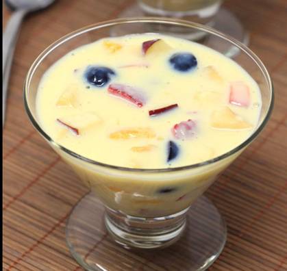 Custard + apple