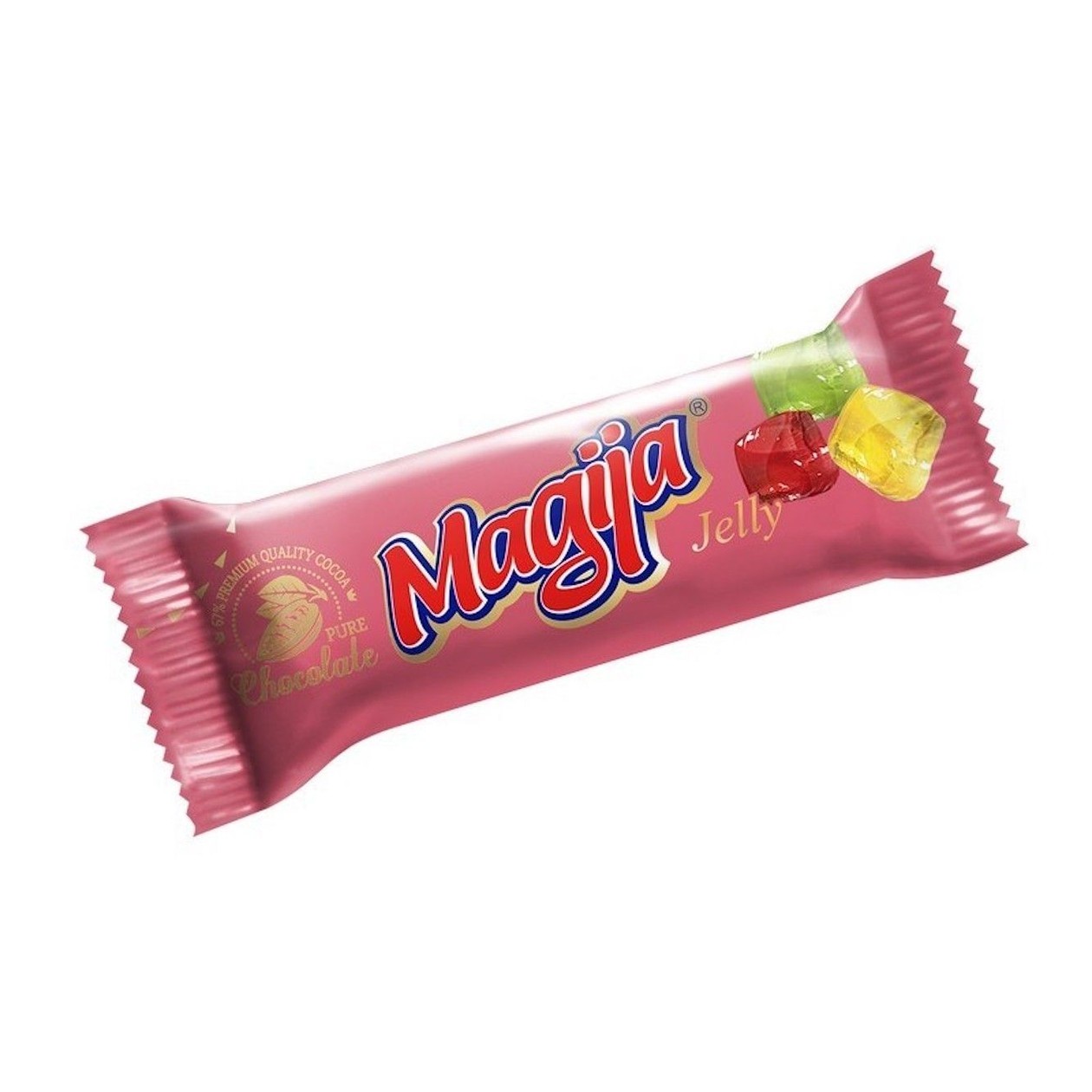Curd Snack with Jelly Pieces MAGIJA (22%), 45g
