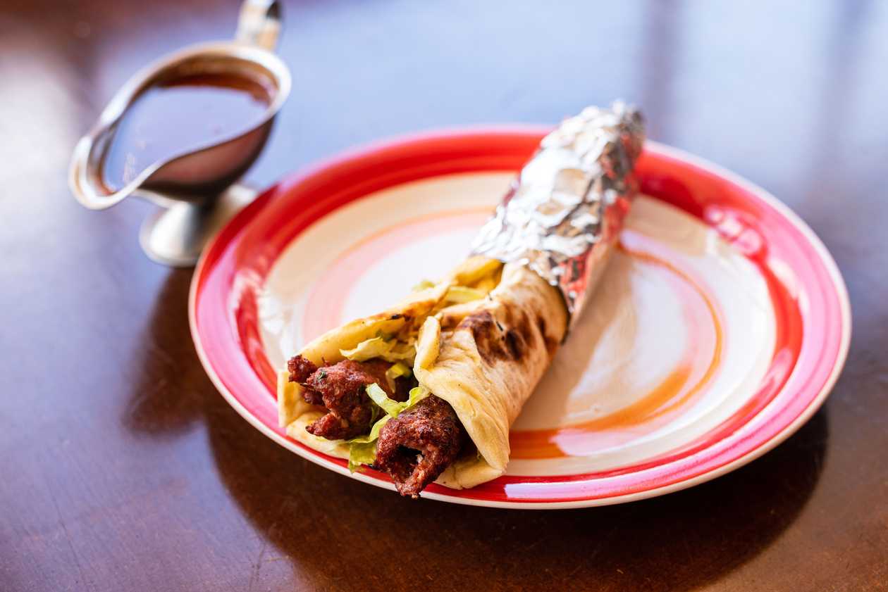 Mutton Kebab Roll