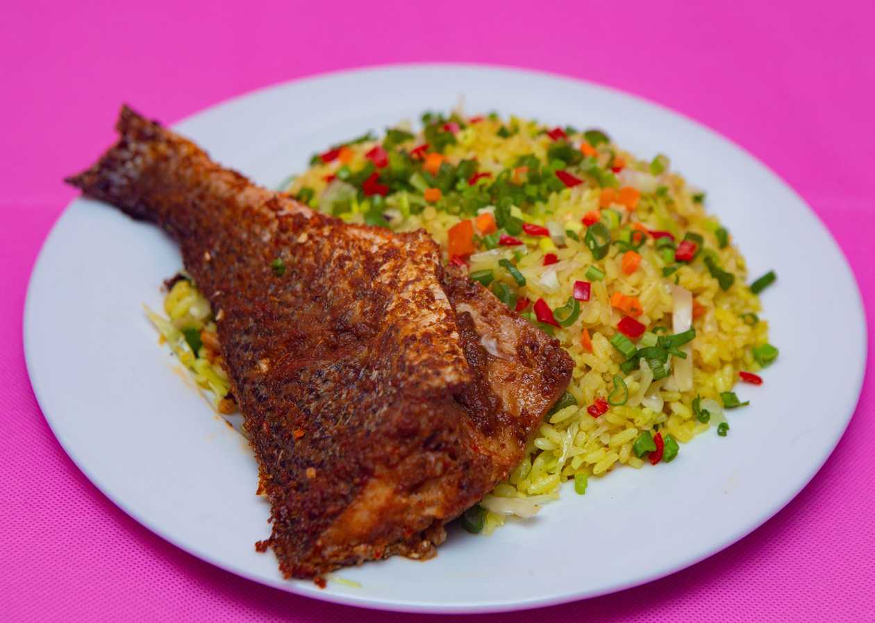 Fried Rice with Fish