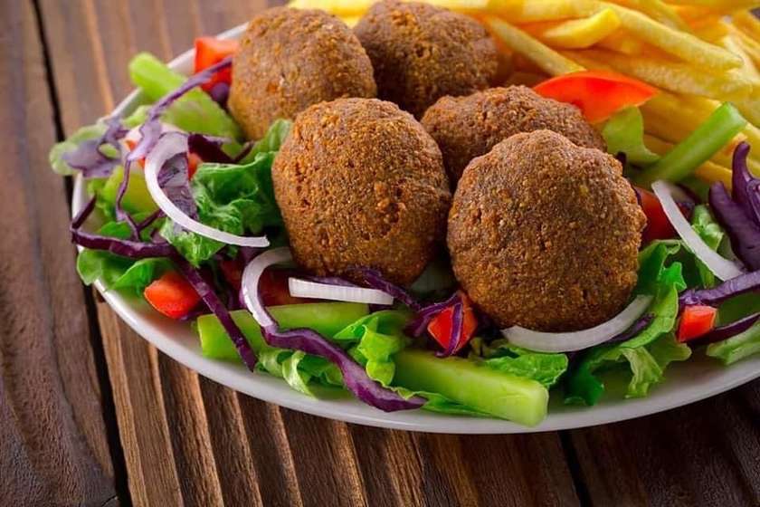 Rollo vege falafel mega 40cm