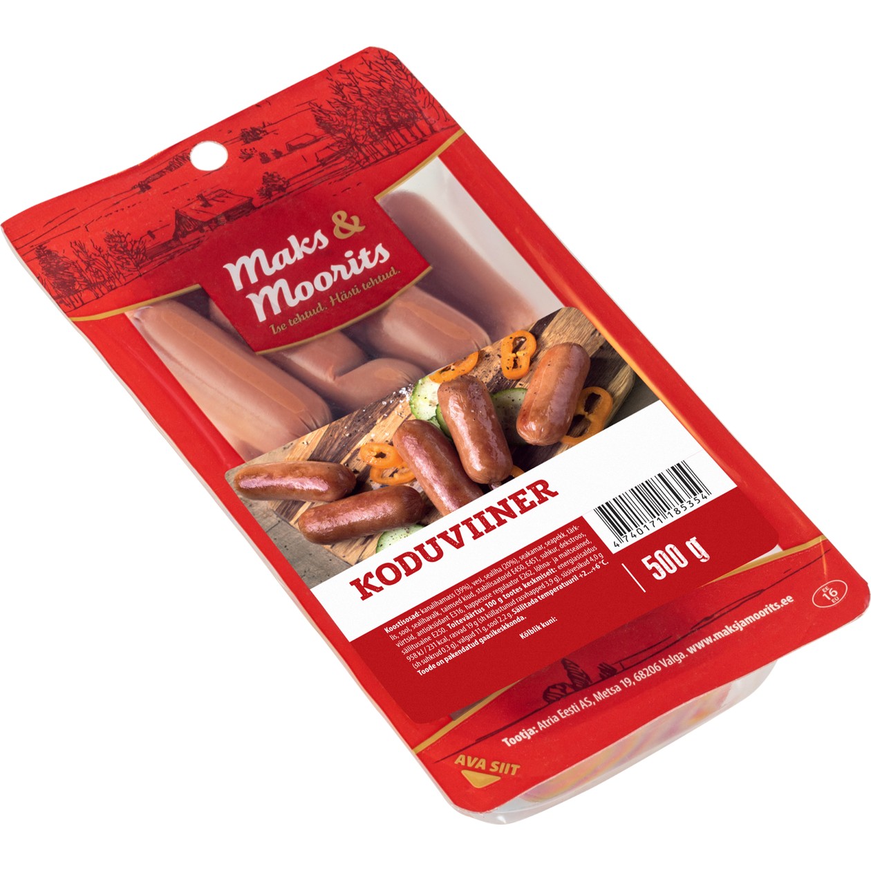 Maks & Moorits, Homemade Sausage, 500g (expires soon)
