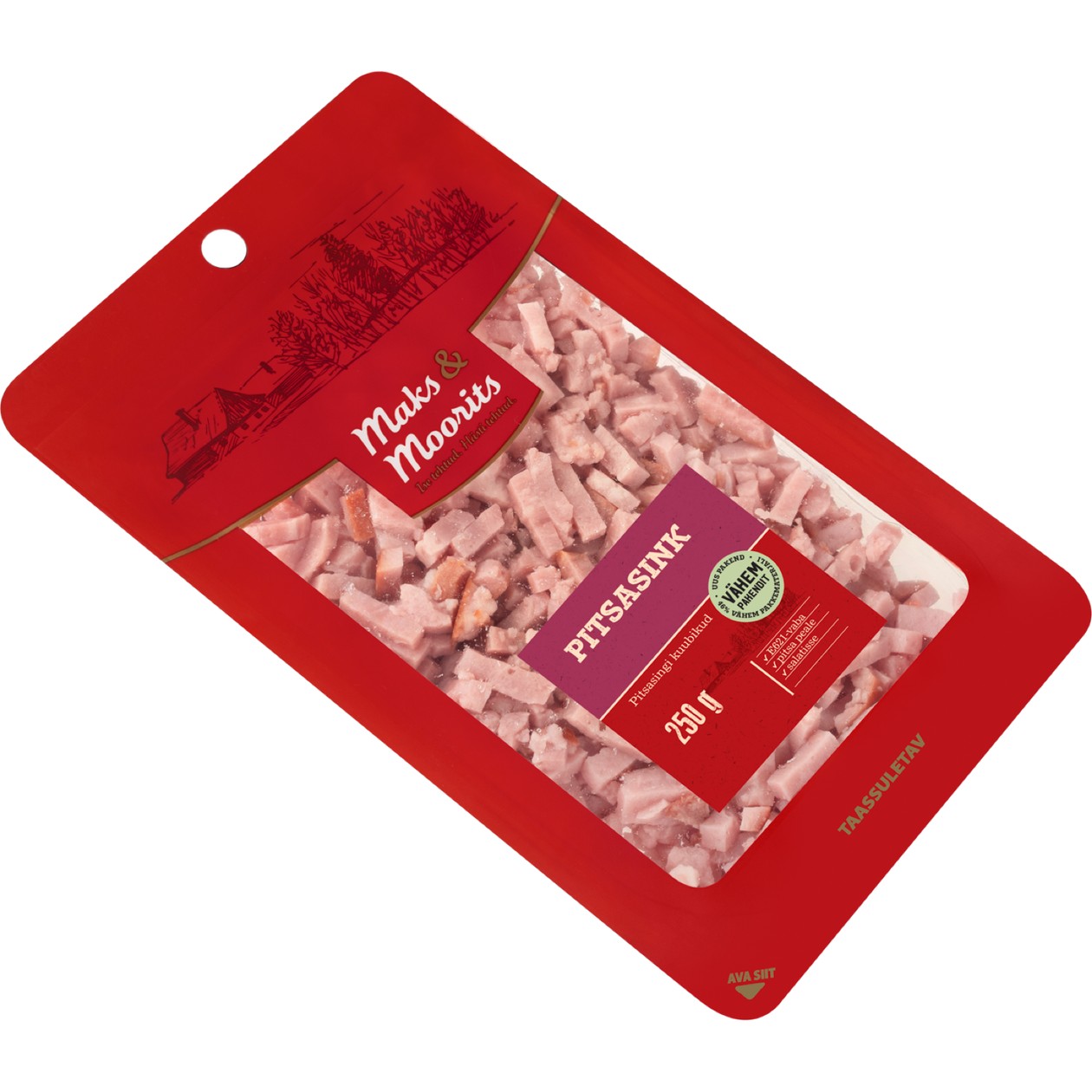 Maks & Moorits, Pizza Ham, 250g (expires soon)
