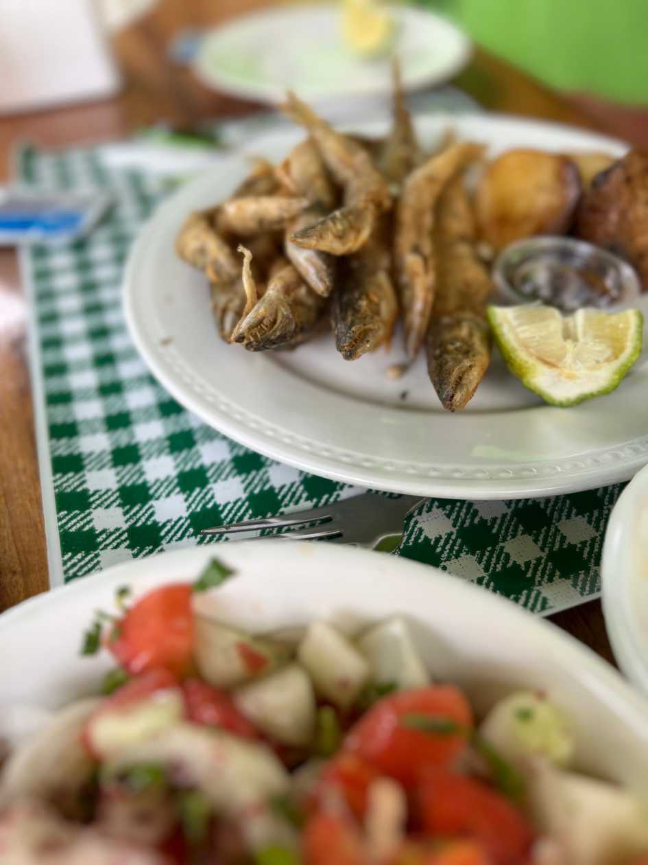 Fried Baby Barakuda