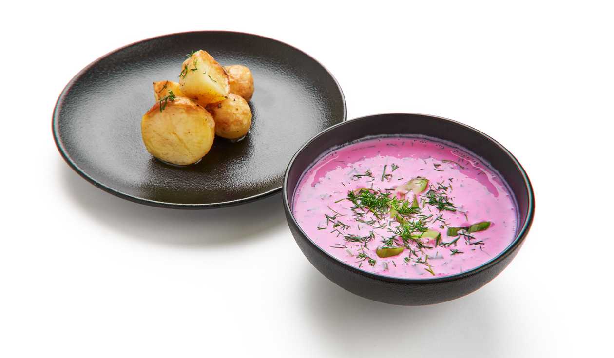 Cold beetroot soup