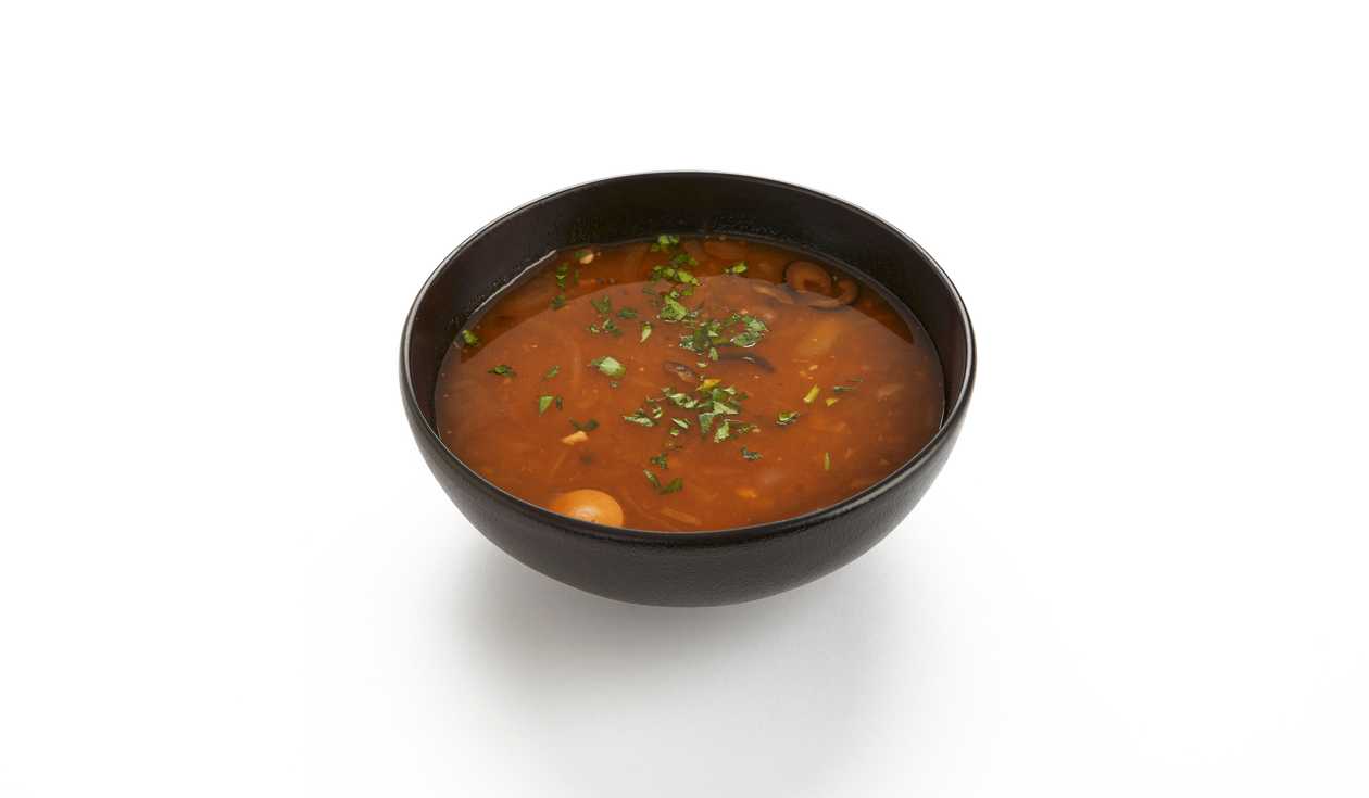 Meat "šiupininė" soup