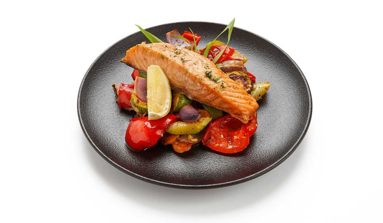 Salmon steak