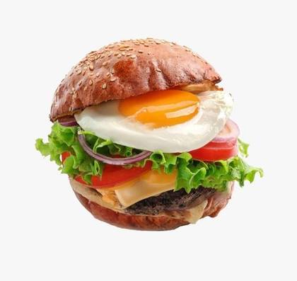 Hamburger with Egg