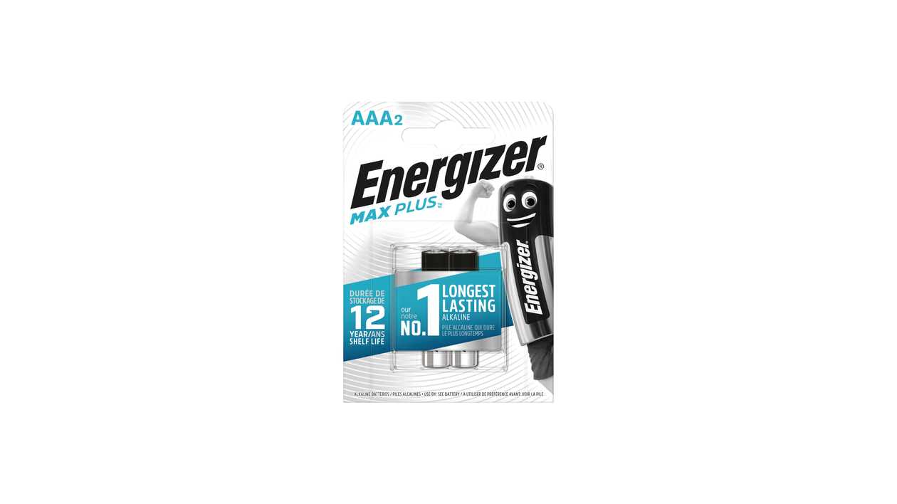 ENERGIZER MAX PLUS AAA B2 1.5V Alkaline battery 2 pieces