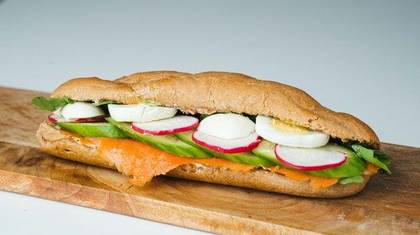 Smoked Salmon Sandwich