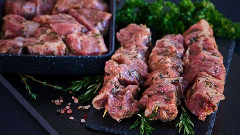 Marinated pork shashlik "Homemade" (1kg)