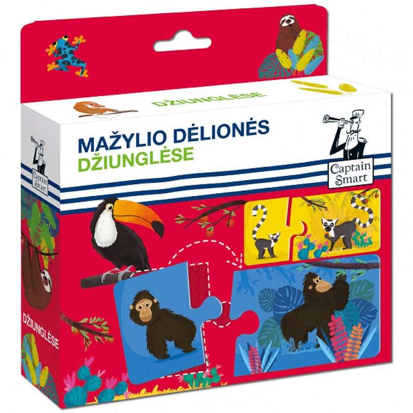 Mažylio dėlionės "Džiunglėse"