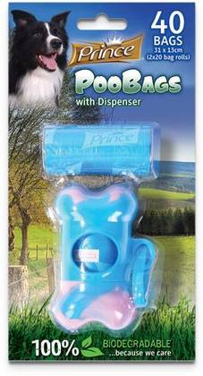 Clean Up Bag Dispenser with 2 Rolls
