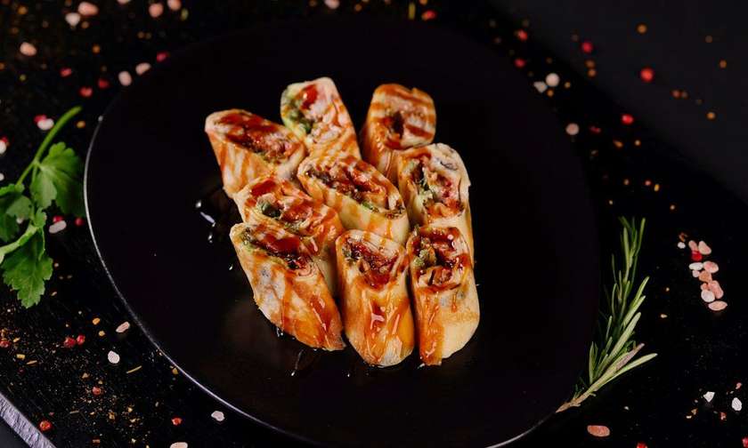 Rolls with smoked eel (150 g)