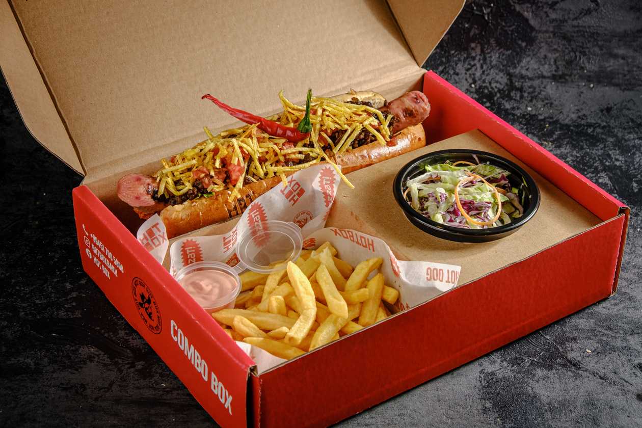 Hungry Joe (Mexican) + Potatoes + Salad + Drink