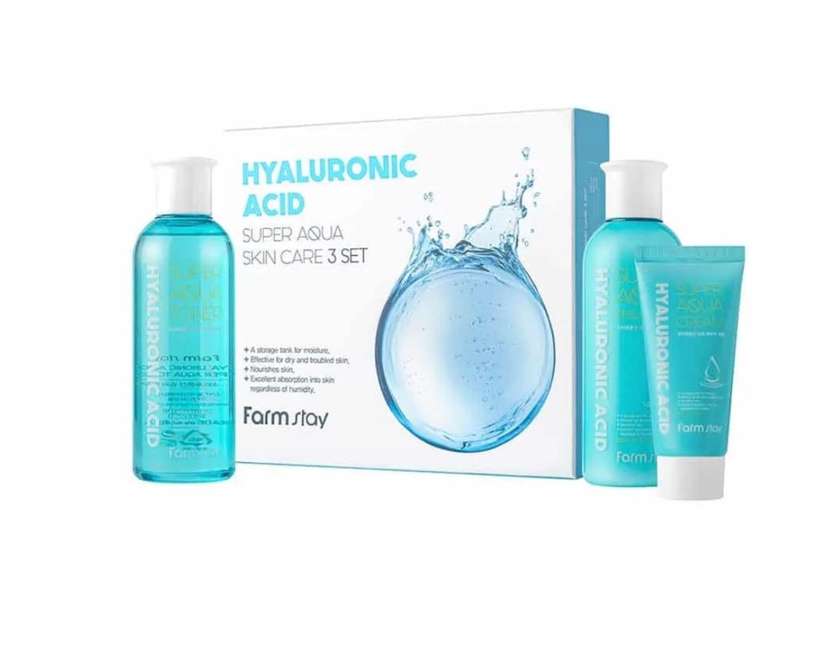 FARMSTAY Hyaluronic Acid Suter Aqua Skin Care 3SET