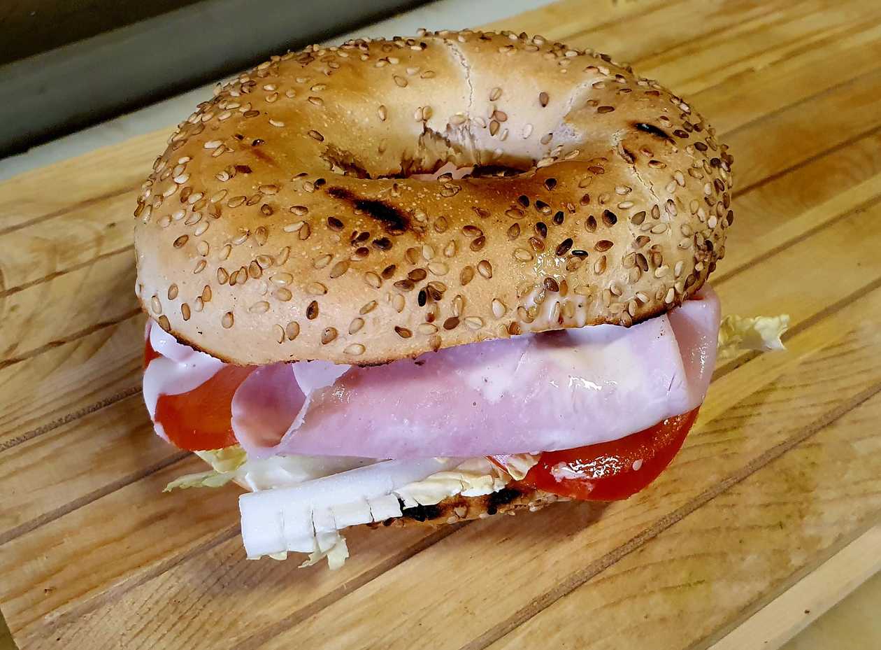 Ham Bagel