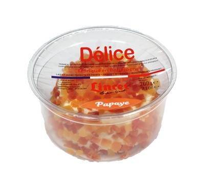 Sūris DELICE su papajomis, karvės pieno 200g