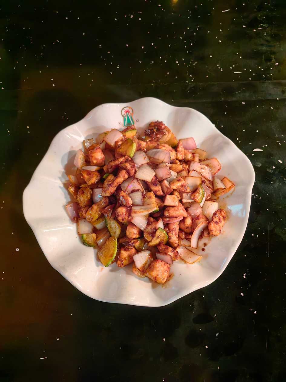 Stir Fried Chicken With Chinese Pickle
