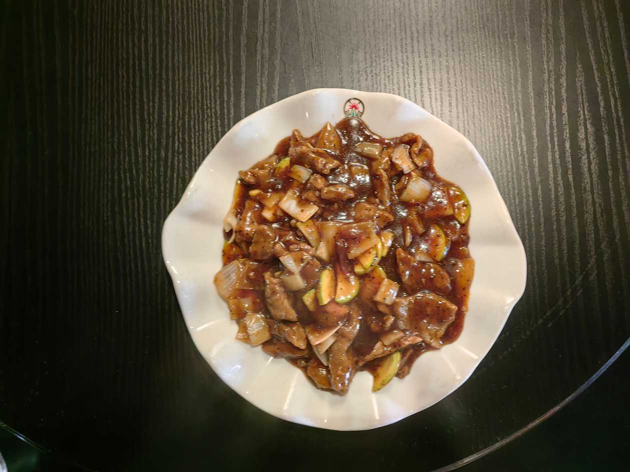 Beef In Black Bean Sauce