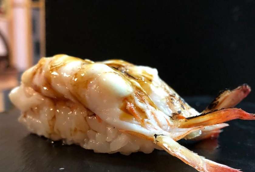 Nigiri camarão braseado 4 peças