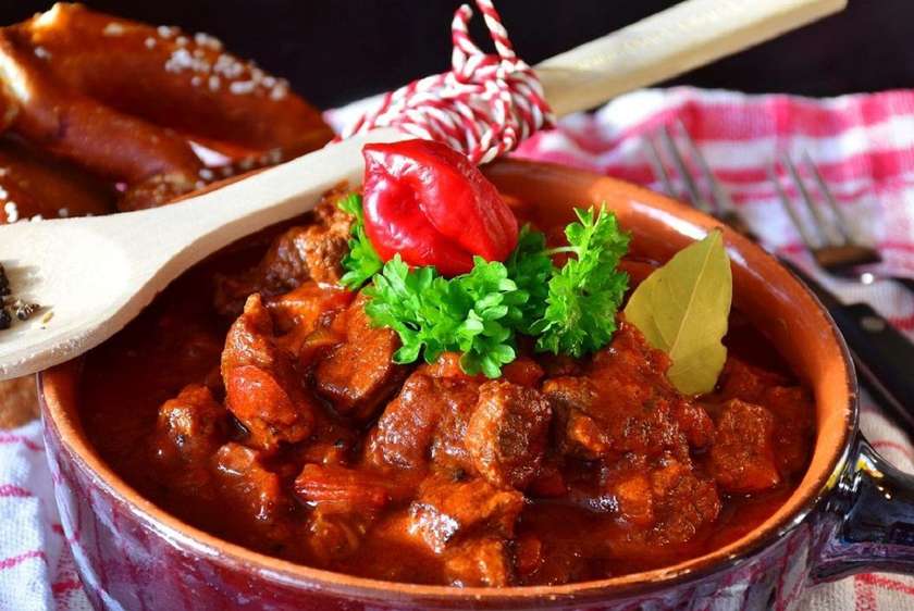 Pork goulash