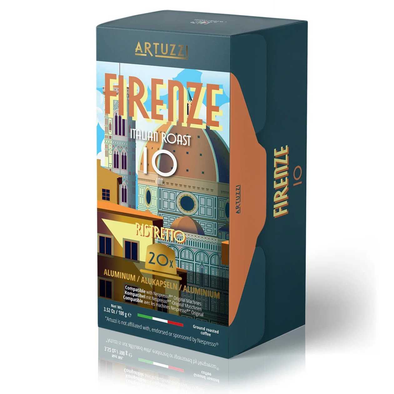 ARTUZZI FIRENZE - RISTRETTO - 20 ALUMINUM PODS