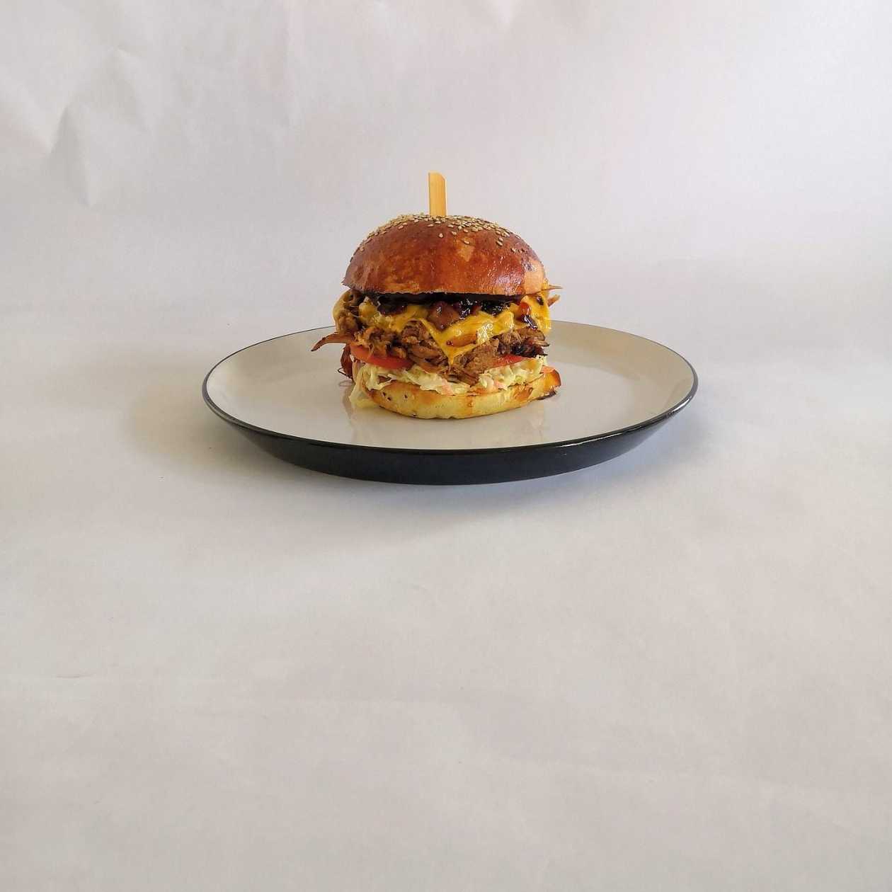 Barbecue Pulled pork Burger  140g