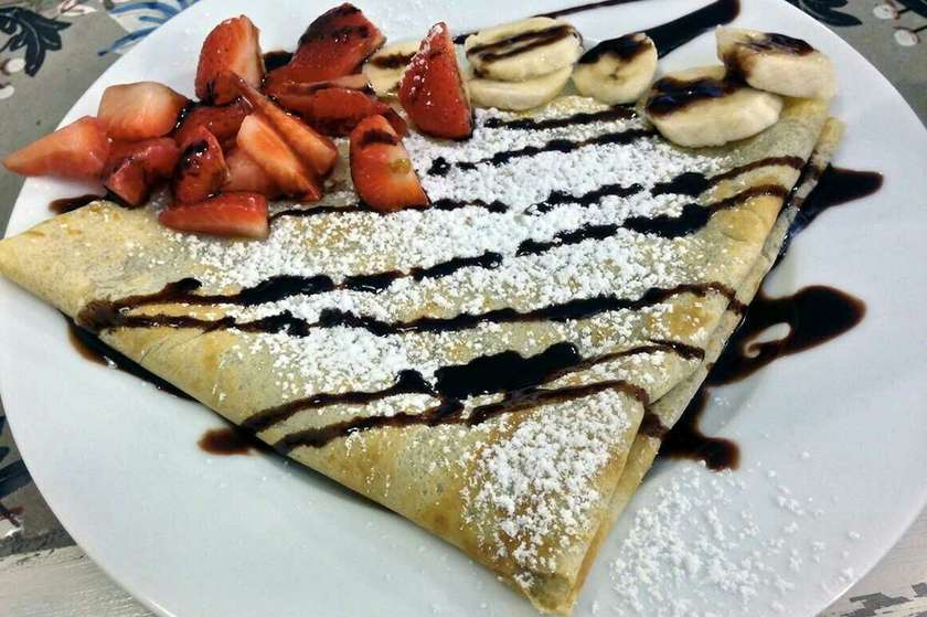Crepe with Chocolate and Banana