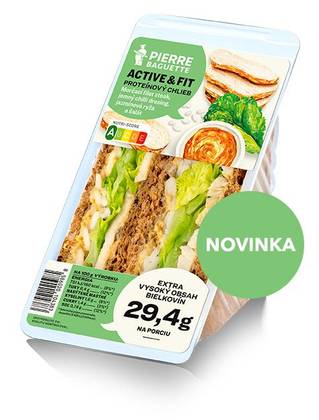Active & Fit Proteínový sendvič morčací filet steak 210g