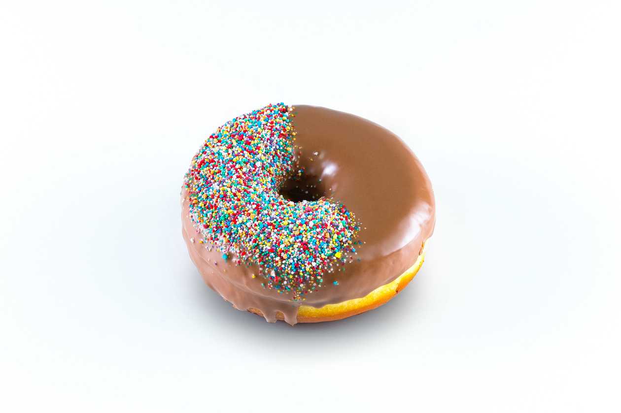 Sprinkled chocolate