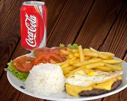 Burger on a Plate