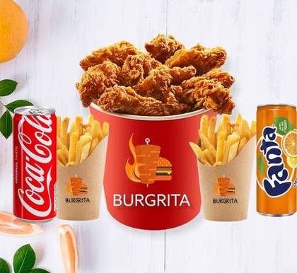 Crispy Chicken Hot Wings Bucket