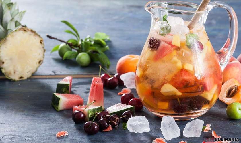 Sangria Branca de fritos vermelhos 1 litro
