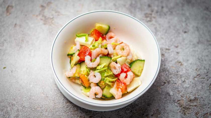 3. Shrimps Salad