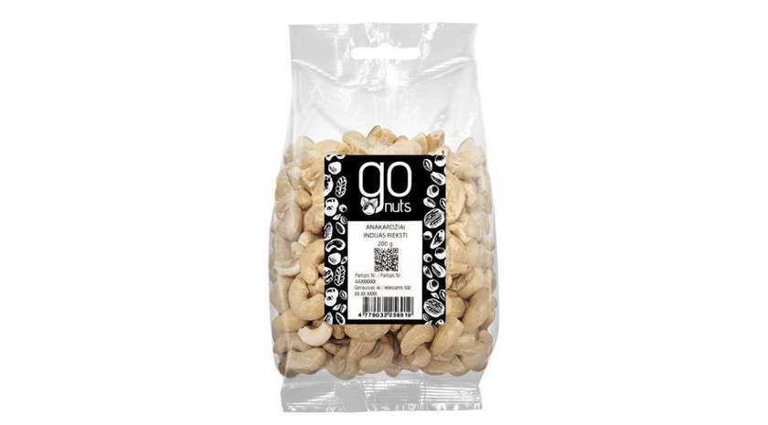 Anakardžiai Go nuts 200 g
