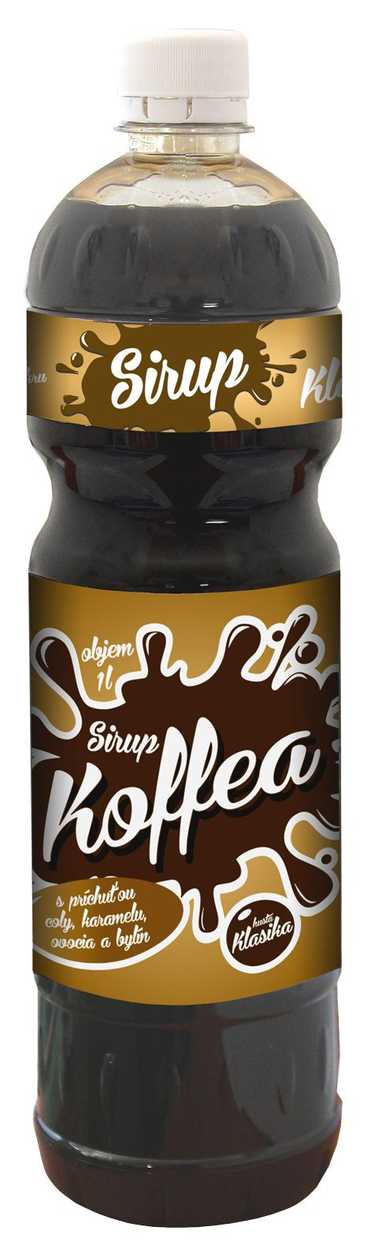 Sirup Hustá klasika KOFFEA 1l