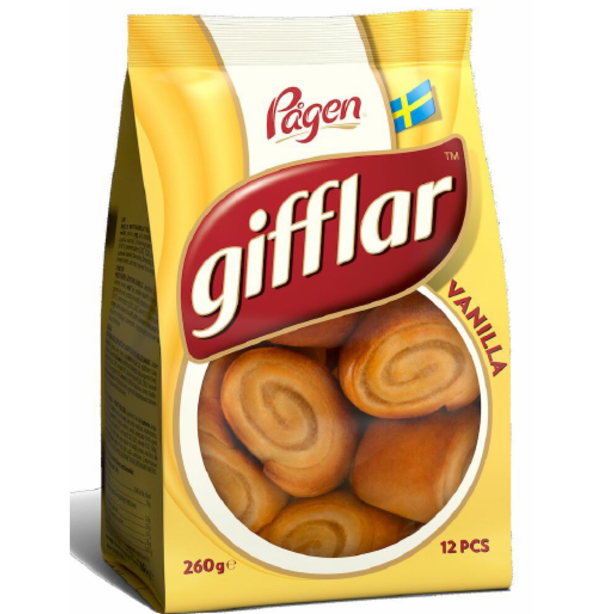 Gifflar, Vanilla Rolls, 260g (expires soon)