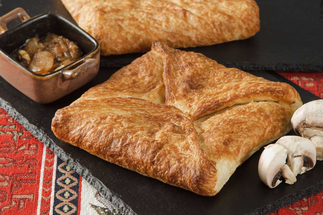 Khachapuri Chicken and Champignons