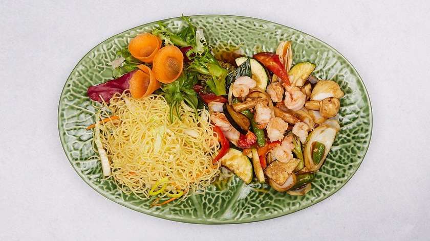 N03 Shrimp with teriyaki sauce
