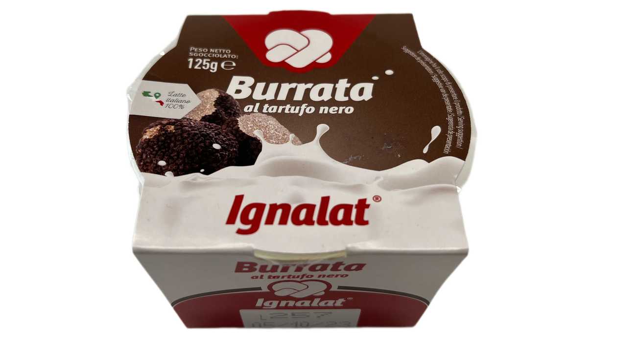 CHEESE BURRATA  AL TARTUFO IGNALAT 125 G