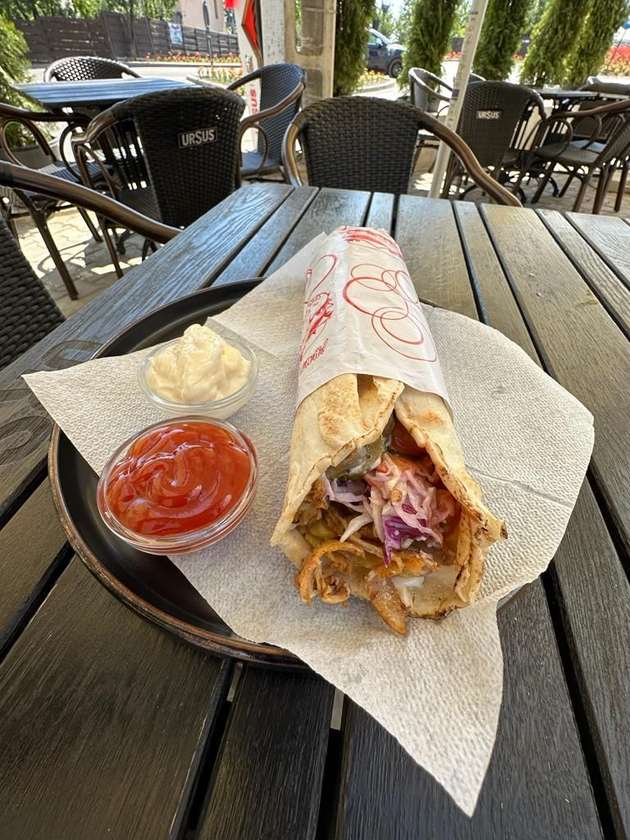 Lebanese shawarma-Lipie