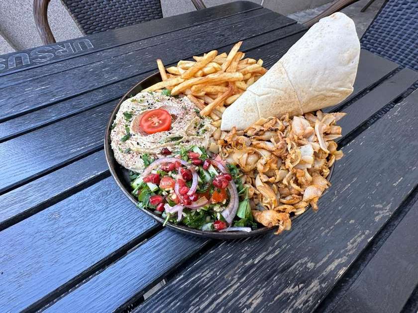Arabic Shawarma menu