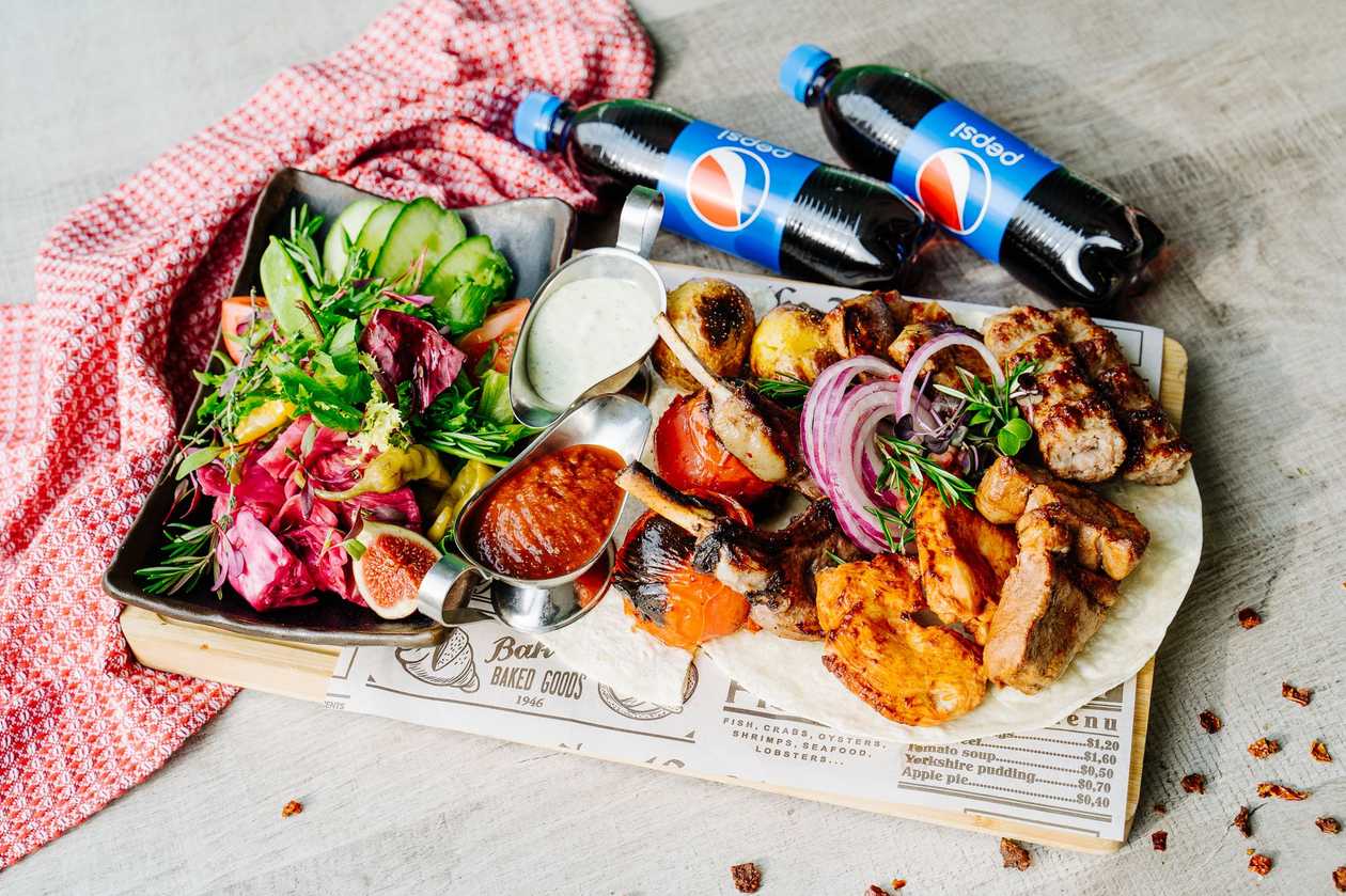 Shashlik Assortment "Armudu" for two + Pepsi 0,5L 2btl.