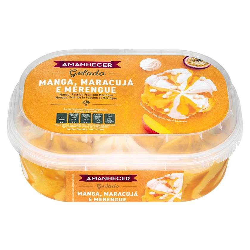 Gelado Maracujá e Merengue