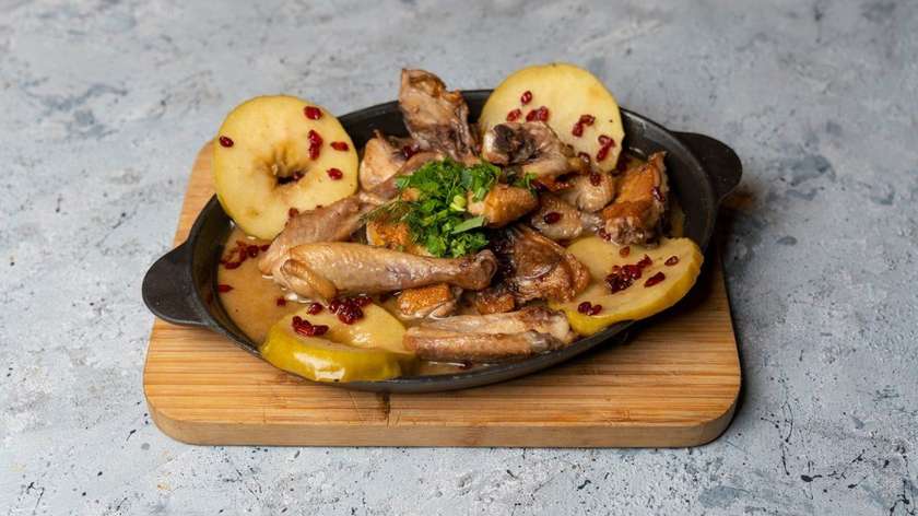 Chicken in Wine