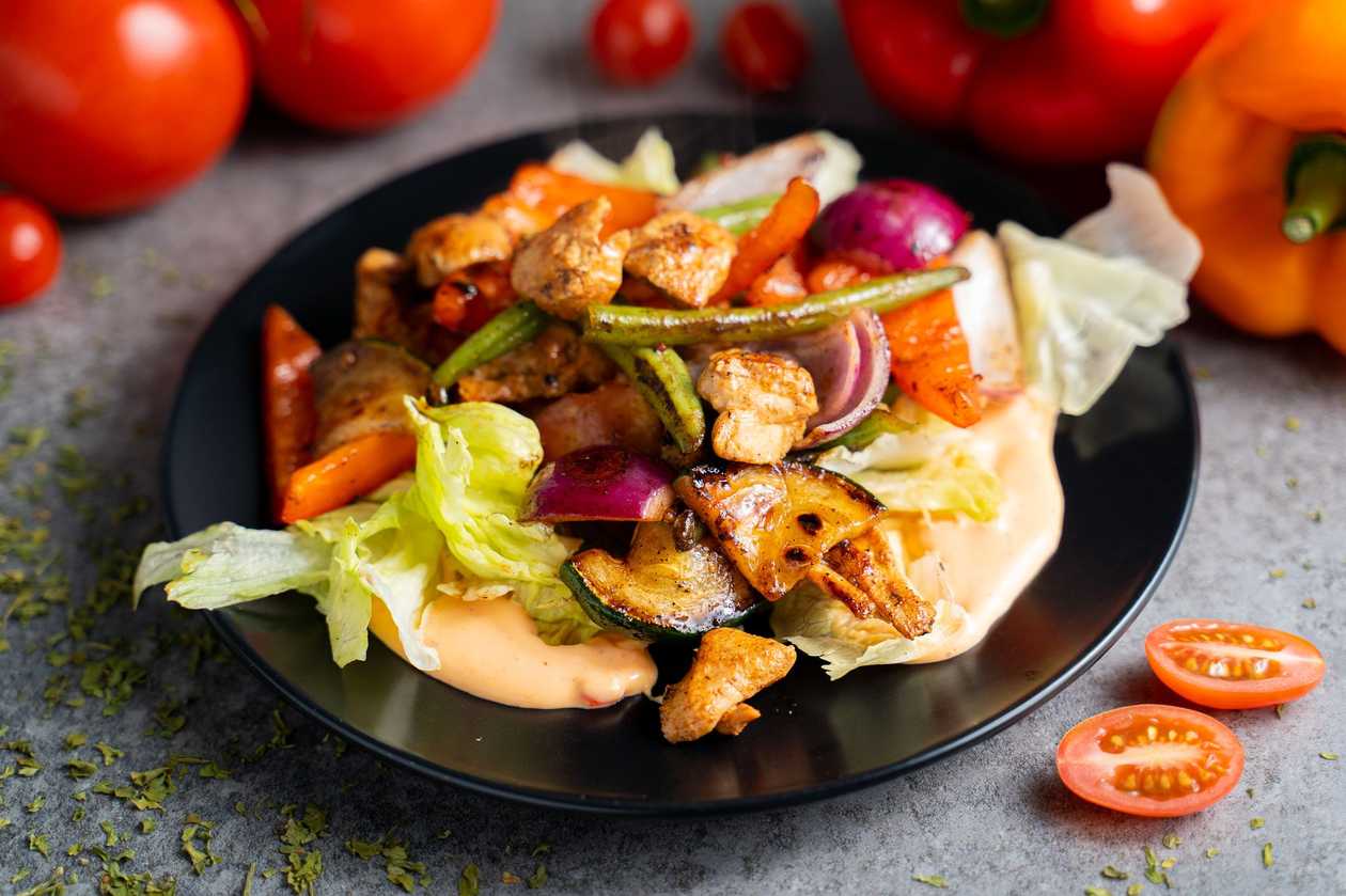 Warm Chicken Salad