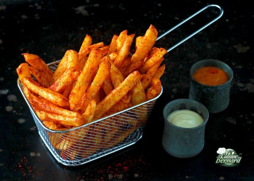 batata frita com Picantes